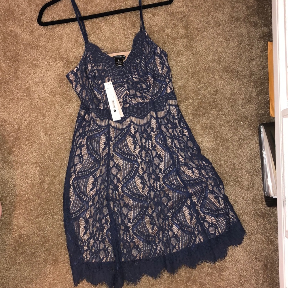 Aqua Lace Dress